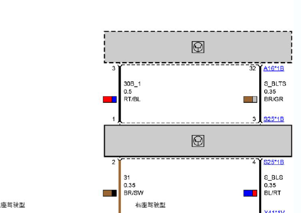 2012年宝马525li刹车开关电路图