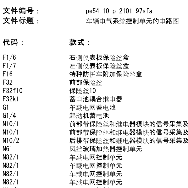 2012年奔驰S300L供电系统电路图