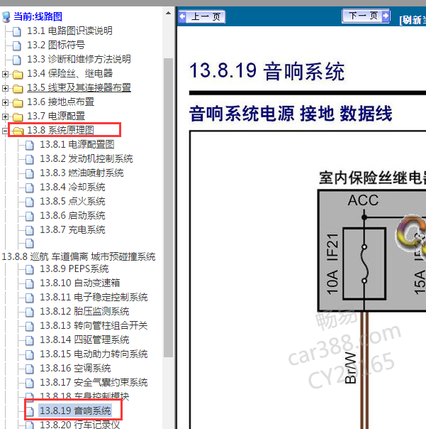 2018年吉利博越音响电路图