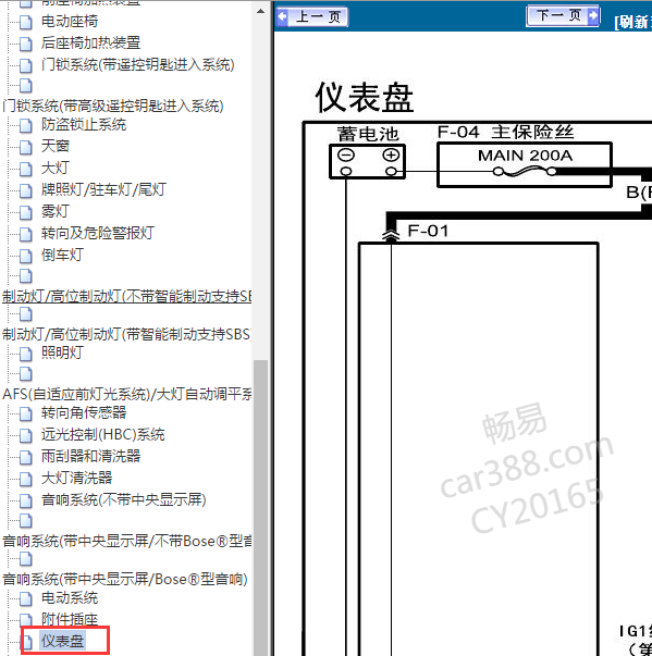 2017年阿特兹仪表电路图