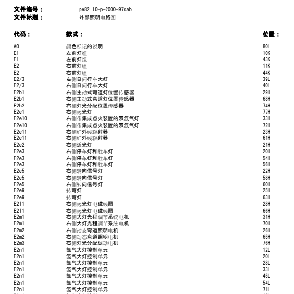 2009年奔驰S300大灯的电路图