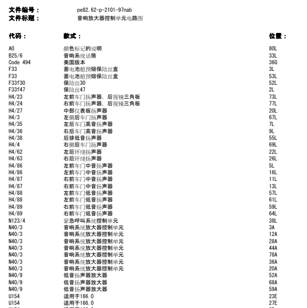 2015年奔驰GL400收音机电路图