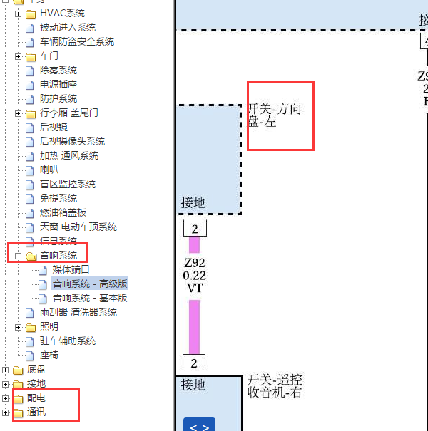2017-2018年吉普指南者多功能方向盘电路图