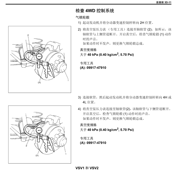 吉姆尼四驱维修手册