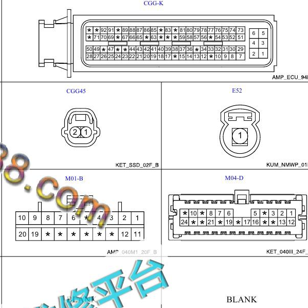 2014年现代悦动仪表针脚