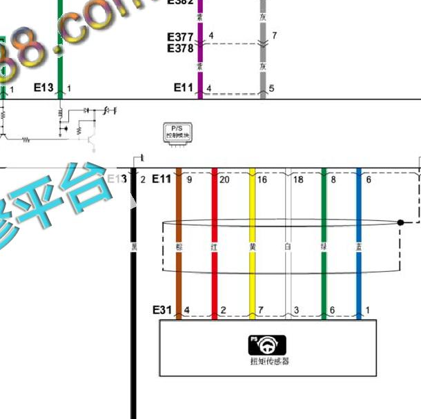 2010年铃木天语扭矩传感器电路图