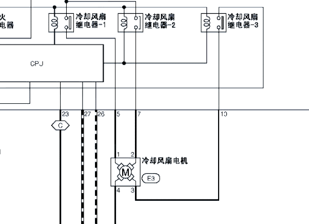 2014年日产NV200发动机电路图