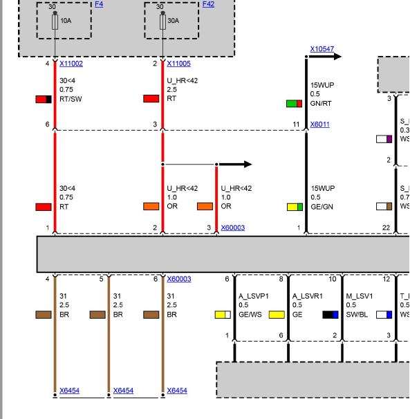 2008年宝马X6 发动机电路图