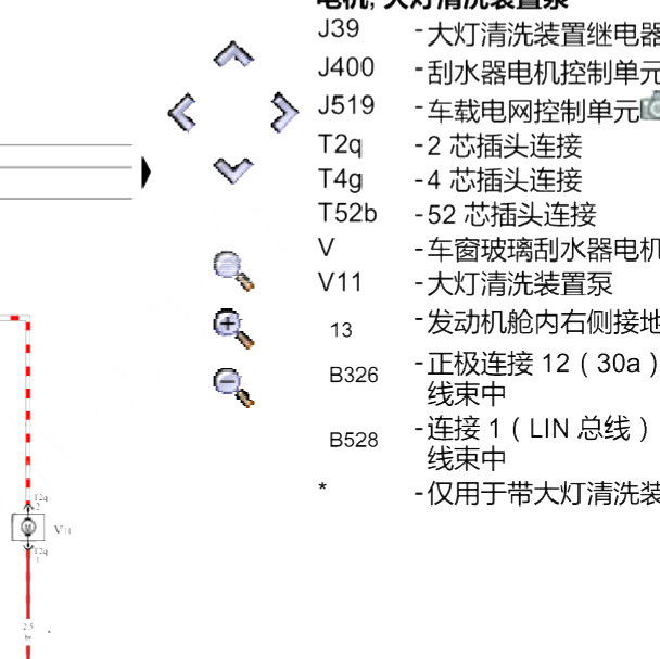 2017年斯柯达野帝雨刮电路图