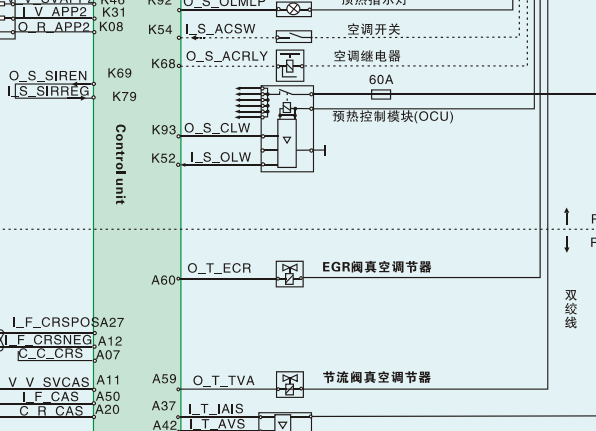 江铃车系JX493ZLQ4发动机电路图