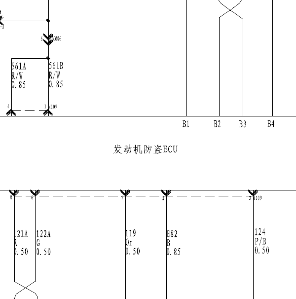 2011年宝格丽防盗电路图