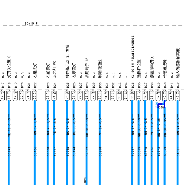 2015年保时捷卡宴转向灯线路图