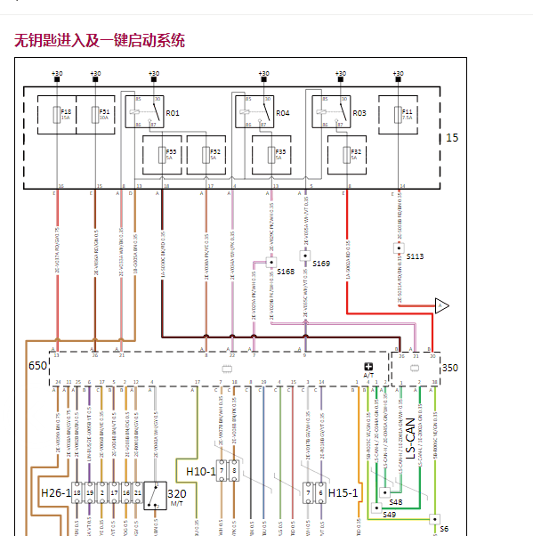 2018年观致5智能启动电路图