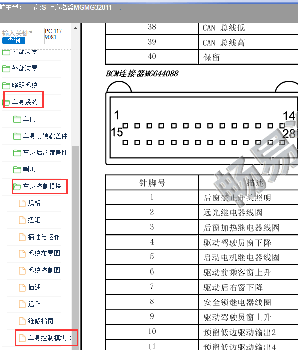 2011年MG3车身针脚