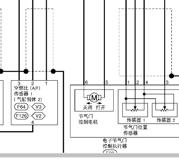 2011-2012年日产天籁节气门电路图