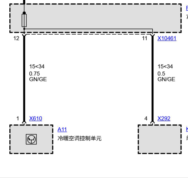 2005年宝马X5空调电路图