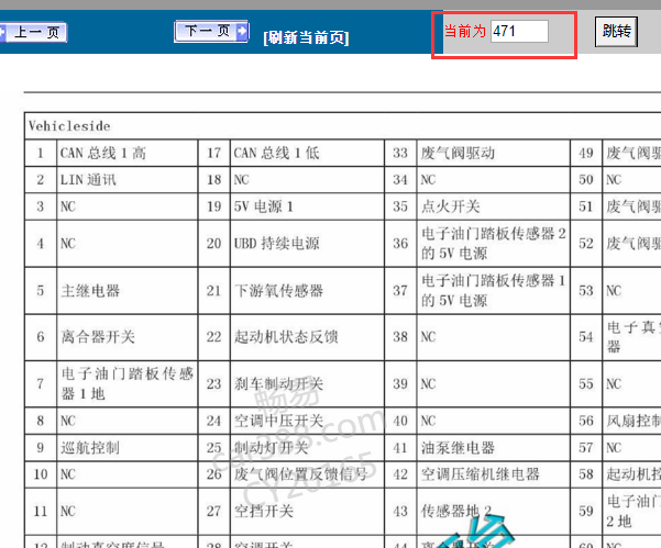 16年长城H6发动机电脑端子图