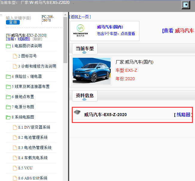 威马汽车-EX5-Z-2020[ 线路图 ]