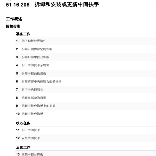 2019年宝马Z4中央扶手拆卸