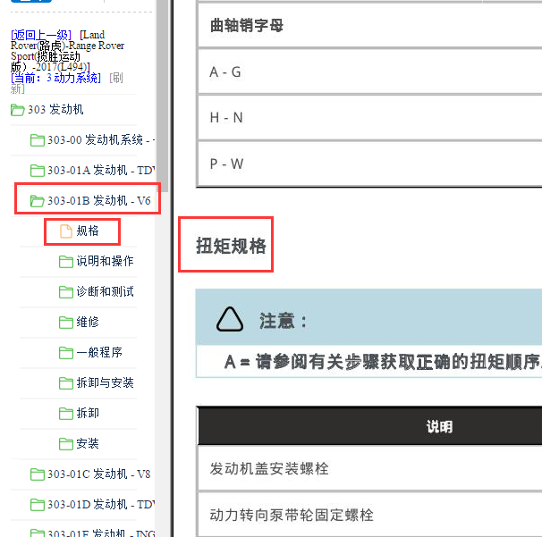 2017年路虎揽胜发动机扭矩