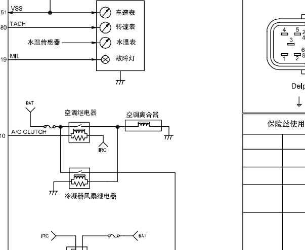 16年东风风光DK15水温传感器电路图
