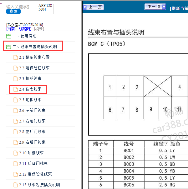 2018年众泰T300EV车身针脚