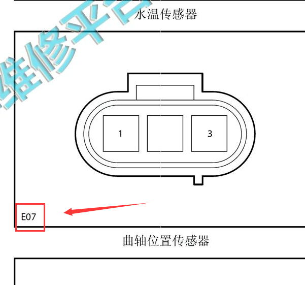 2010年长安悦翔水温传感器电路图