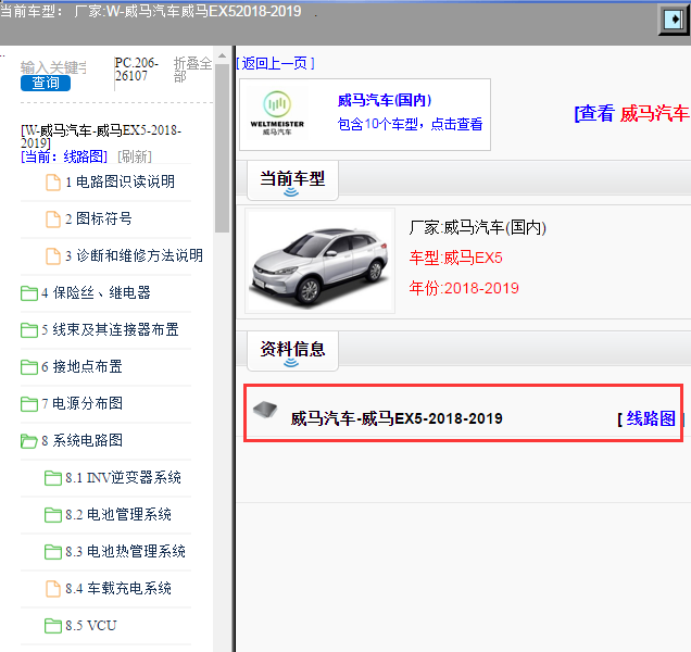 威马汽车-威马EX5-2018-2019[ 线路图 ]