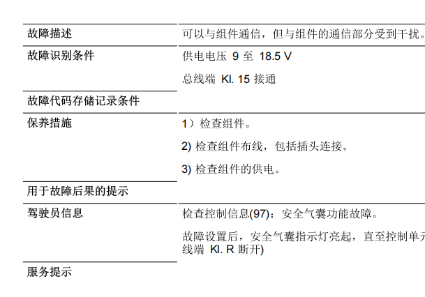 2016年宝马GT故障码930A67的资料