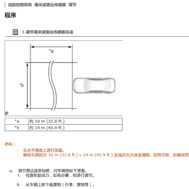 2018年丰田皇冠ACC雷达探头调节