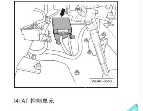 2014年广汽传祺GA3S变速箱电脑位置