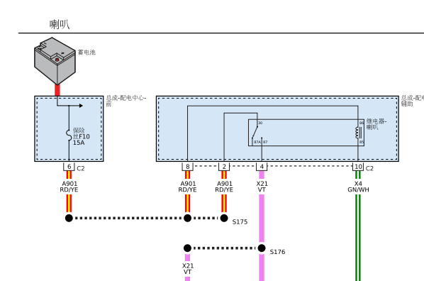 2019年-2020年阿尔法罗密欧STELVIO电路图-喇叭