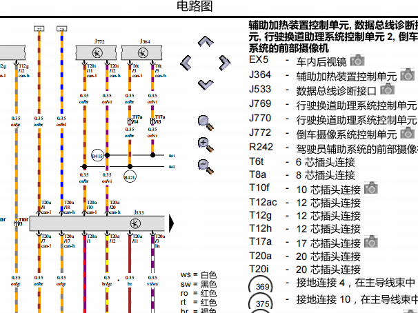 2015年奥迪A3数据网络通讯电路图