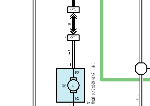 2018年丰田酷路泽燃油泵电路图位置和保险丝继电器资料