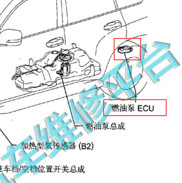 2007年丰田酷路泽1GR发动机 油泵模块位置