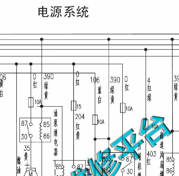 2005款哈弗H3 电源电路图