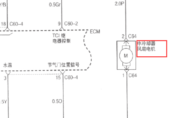 2011-2015年江淮瑞风穿梭风扇电路图