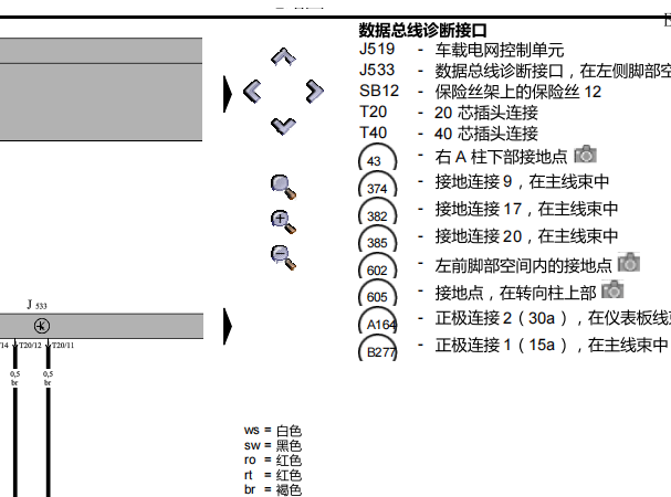 2011年大众速腾LIN总线线路图