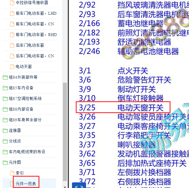 2017-2018年沃尔沃XC60 零部件代码说明