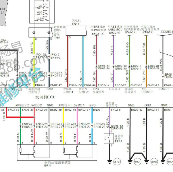 2018年北斗星 K14B-G电路图.