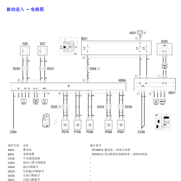 2012年菲翔无钥匙进入电路图
