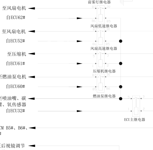 2010年旗云2保险电路图