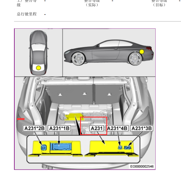 2018年宝马425 紧急蓄电池位置