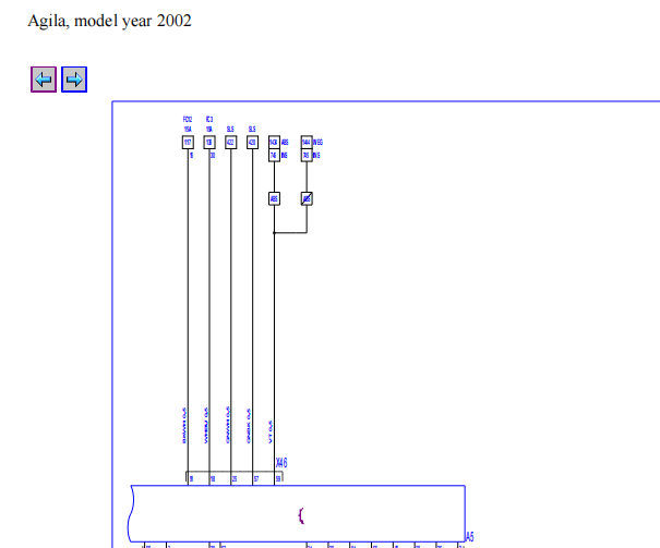 2003年欧宝欧捷利空调系统及发动机系统电路图和位置图