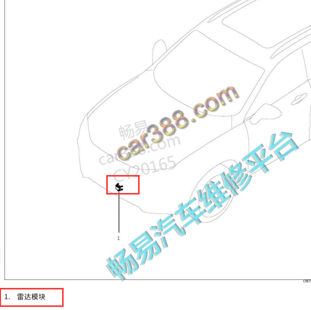 2018年长城VV5 巡航系统雷达位置