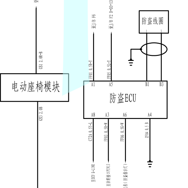 猎豹黑金刚防盗电路图