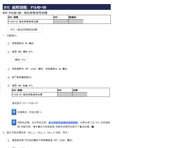 2020年本田英诗派混动制动助力系统维修资料