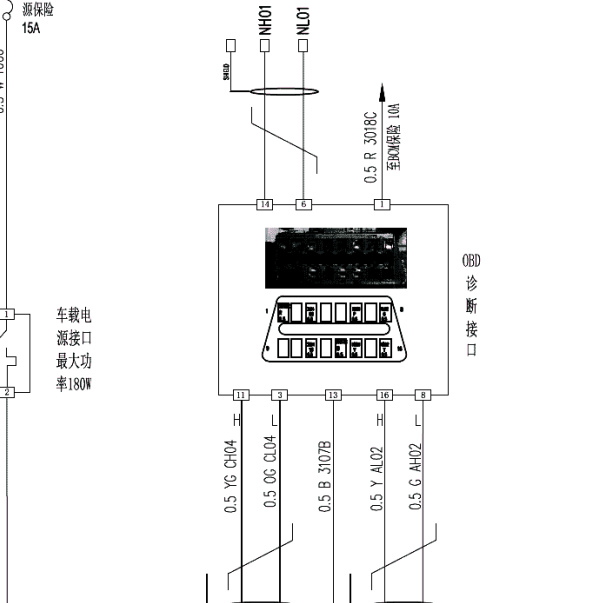 2016年知豆OBD电路图