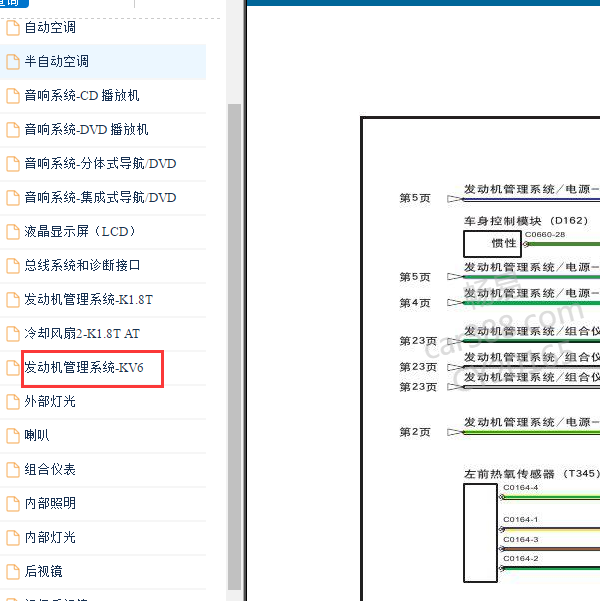 2009年荣威750 2.5发动机电路图