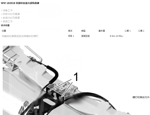 2019年保时捷卡宴风扇罩拆装